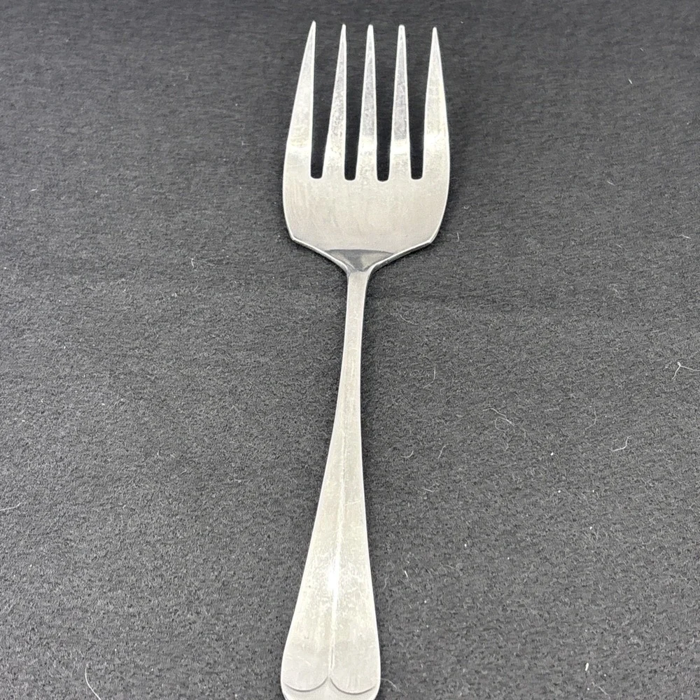 Oxford Hall Old Westbury Satin Stainless Cold Meat Serving Fork 9 1/4
